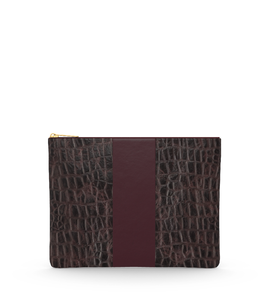 Croco Burgundy/Oxblood