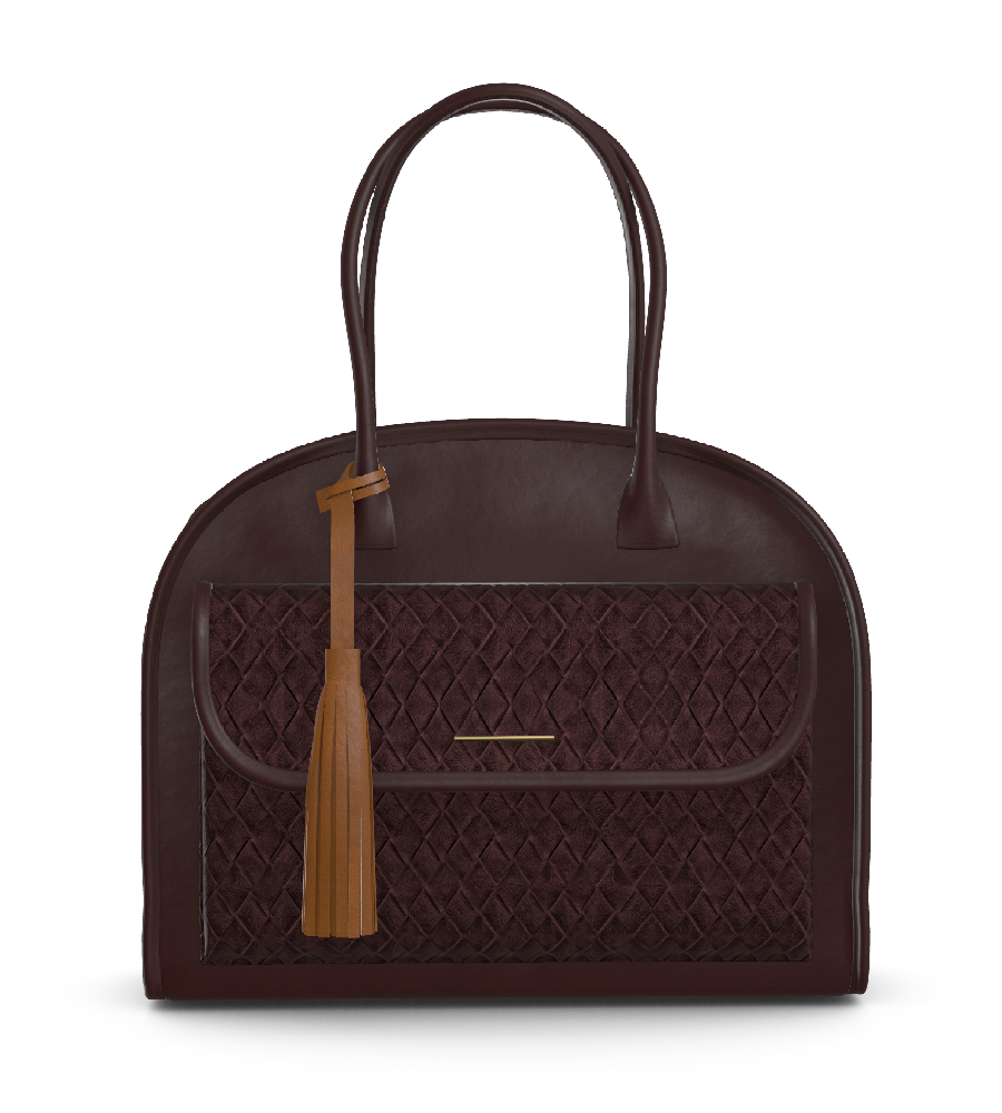 Espresso/Basketweave Brown