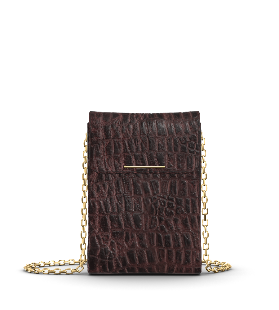 Embossed Croco Burgundy (In Stock)