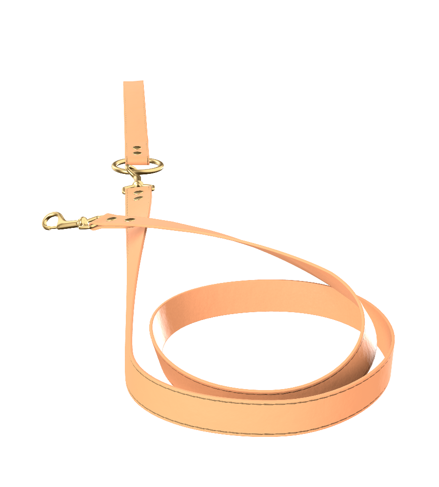 72"L x 1"W (Full Grain Peach)