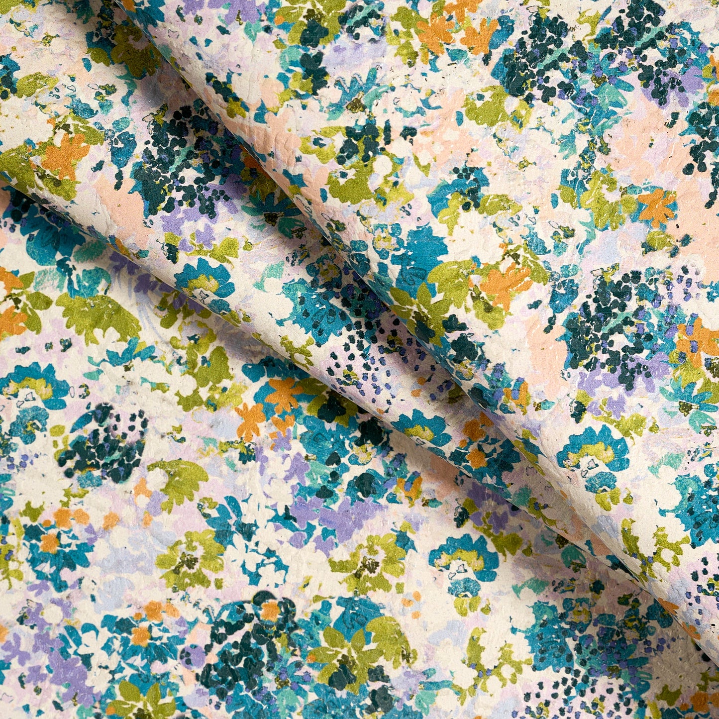 Abstract Garden Leather Swatch