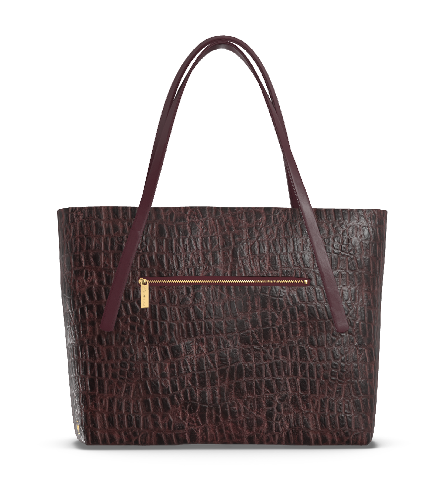 Croco Burgundy/Oxblood