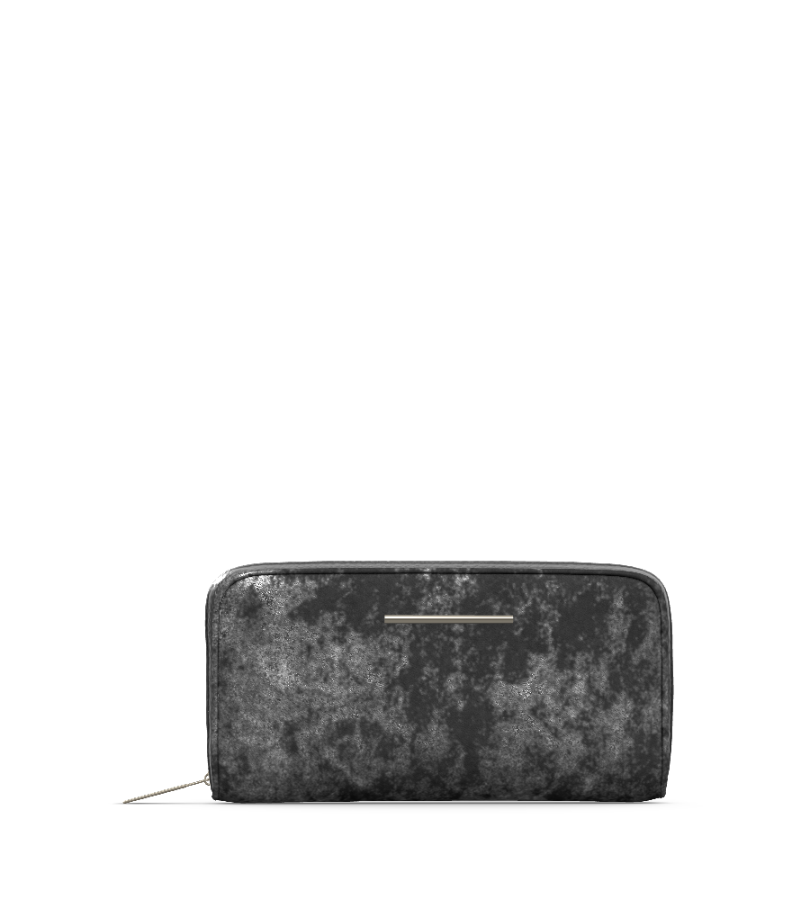 Distressed Metallic Black/Gunmetal