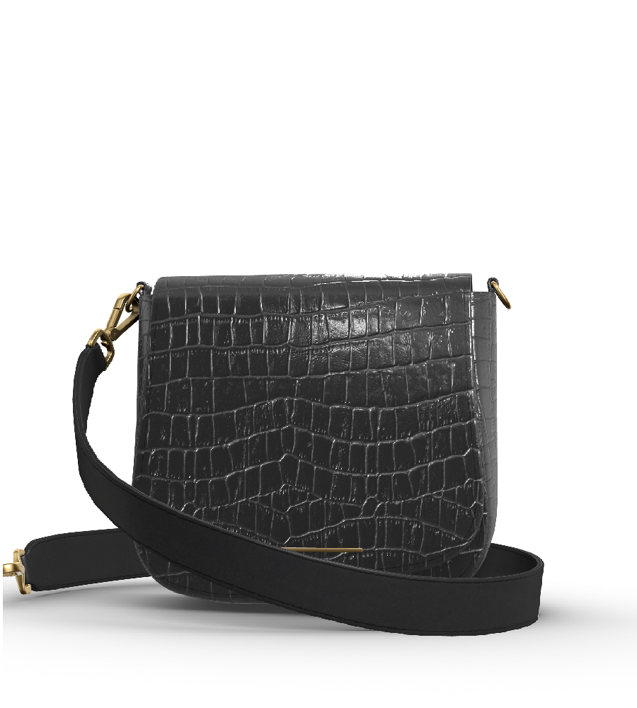 Croco Black/Black