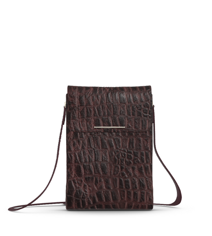 Croco Burgundy/Oxblood