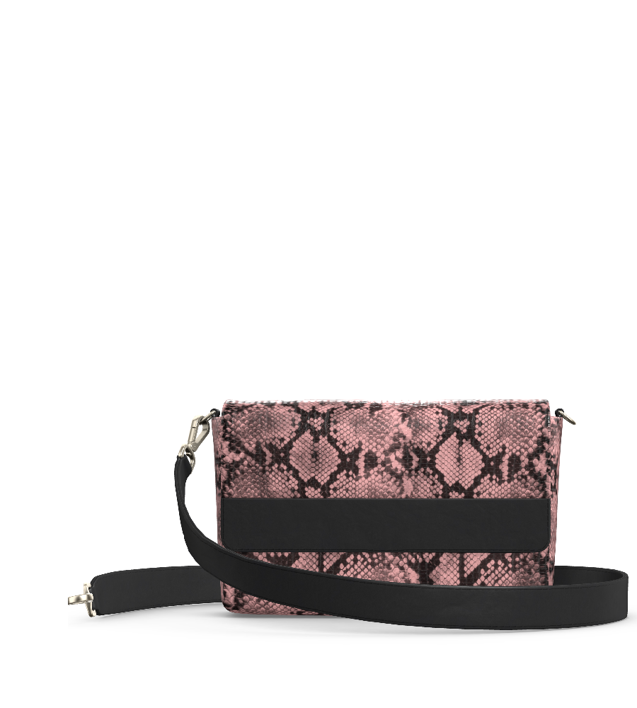 Calvin Klein On My Corner Saffiano Crossbody (Black/Gold) Cross