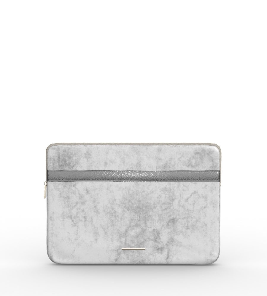 Distressed Metallic Silver/Gunmetal