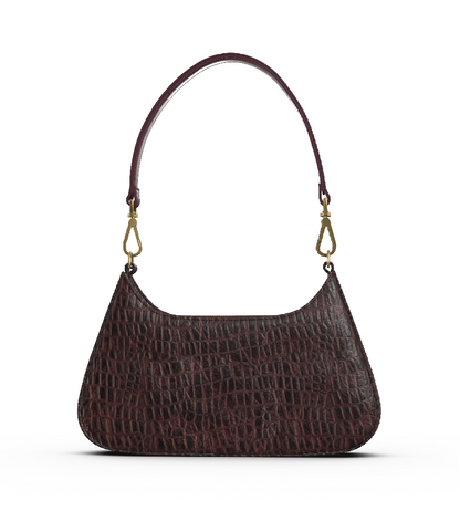 Croco Burgundy/Oxblood