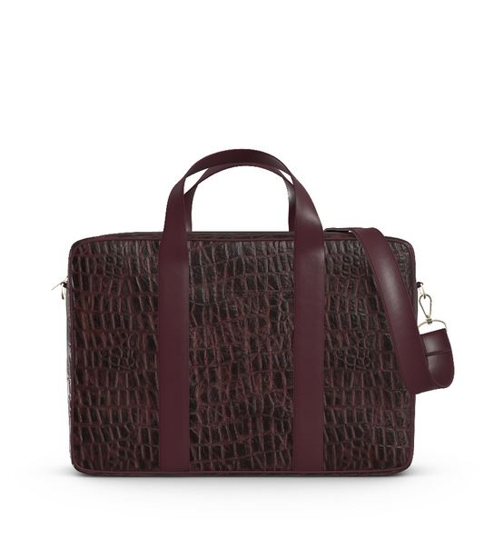 Croco Burgundy/Oxblood