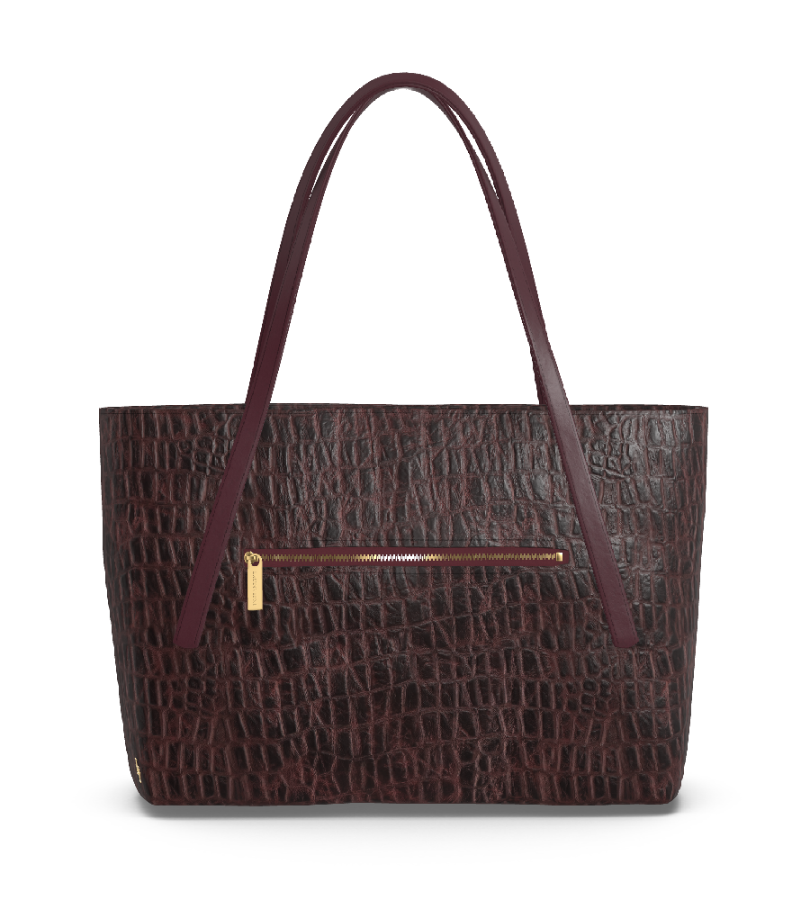 Croco Burgundy/Oxblood