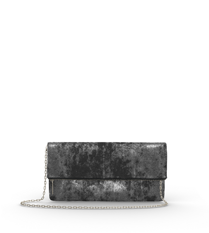 Distressed Metallic Black