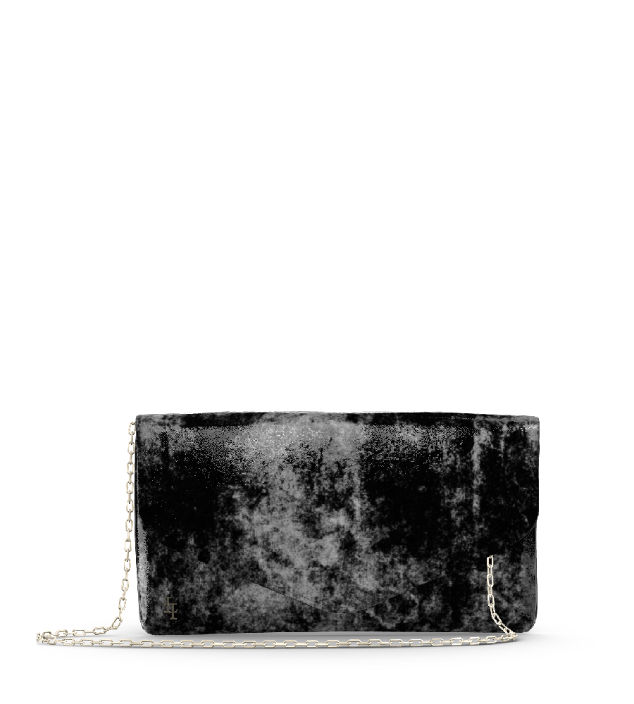 Distressed Metallic Black (In Stock)