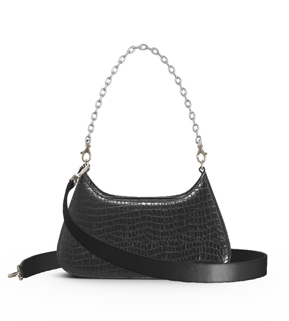 Croco Black/Black (In Stock)