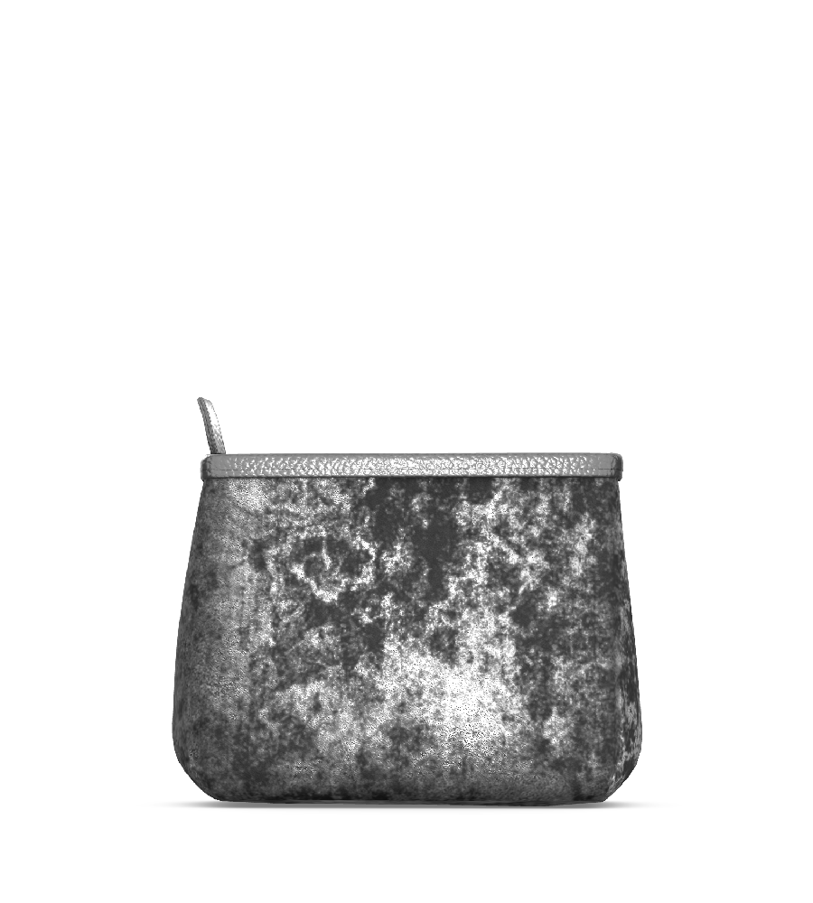 Distressed Metallic Black/Gunmetal