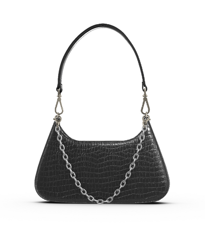 Croco Black/Black (In Stock)