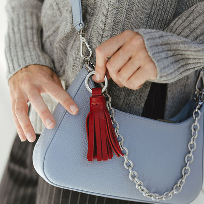 Cayenne Keynote Keychain Tassel on bag