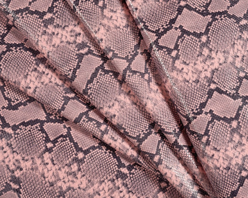 Embossed Snake Pink