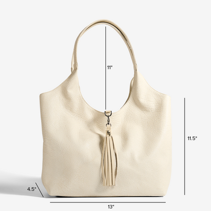 Largo Shoulder Bag Dimensions 13" w x 11.5" h x 4.5" d Handle drop 11"