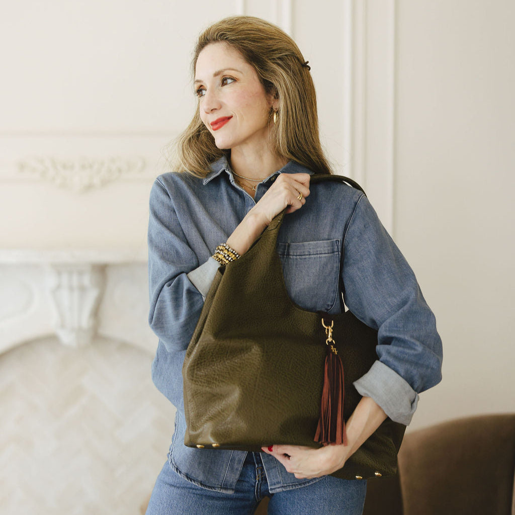 Largo Shoulder Bag in Savanna Moss