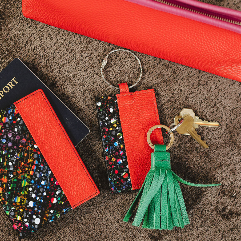 Poco Luggage Tag in Lipstick/Totally Rad