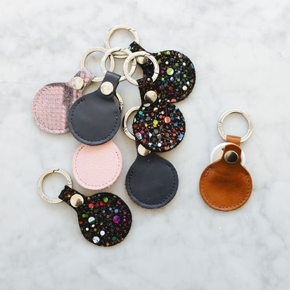 Track AirTag Holder in Multiple Leathers