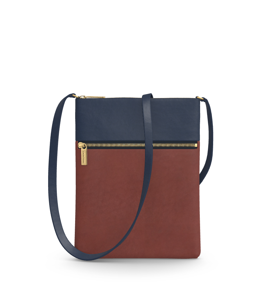 Navy/Cognac (In Stock)