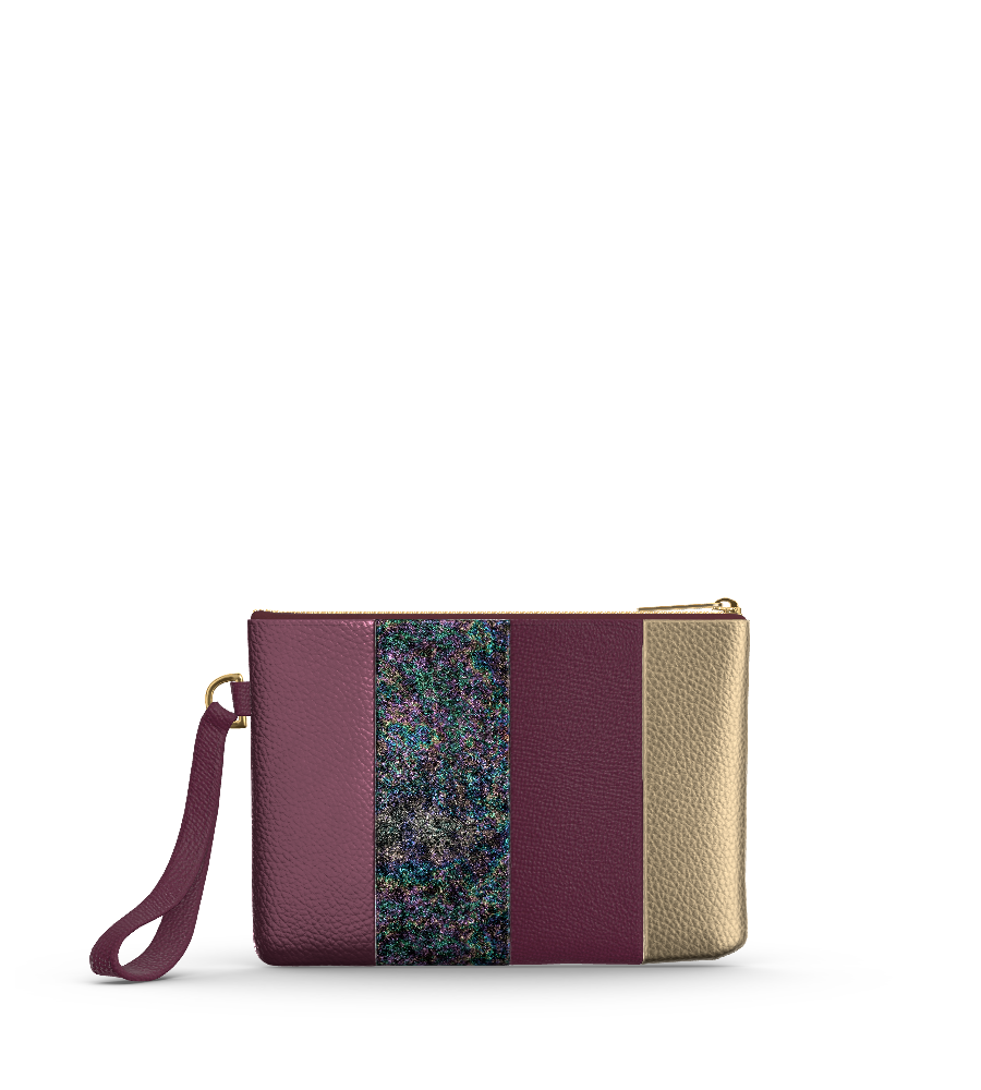 Colorblock wristlet Clearance