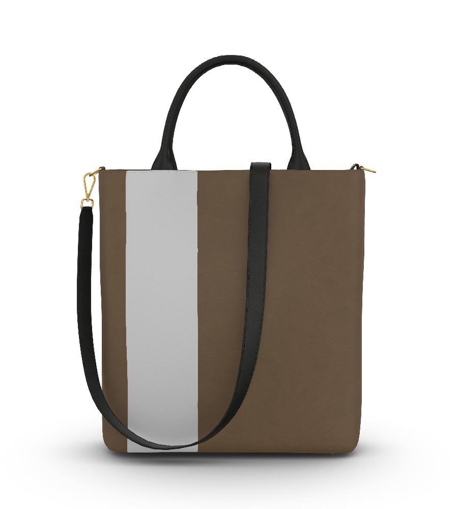 Shirley Tote (Multiple Colors) Orchid (Taupe Handles)