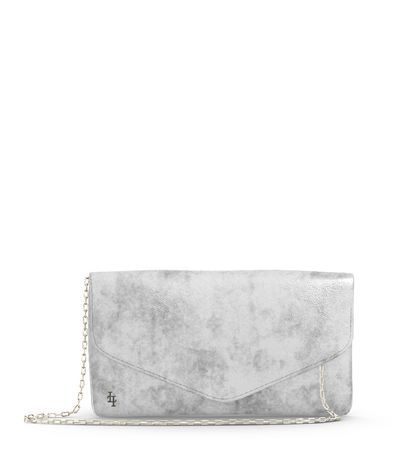 Distressed Metallic Silver