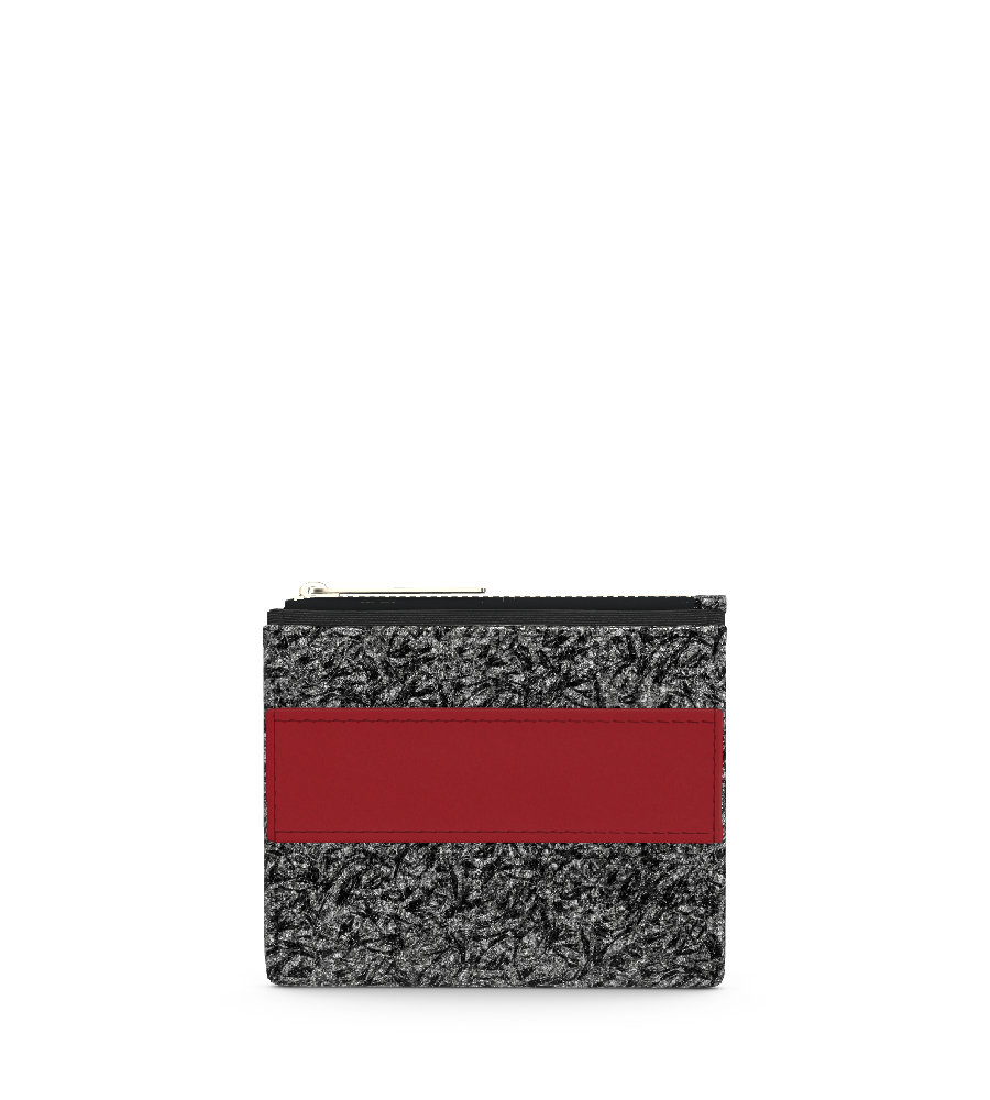 Metallic Silver Leaf/Cayenne (In Stock)