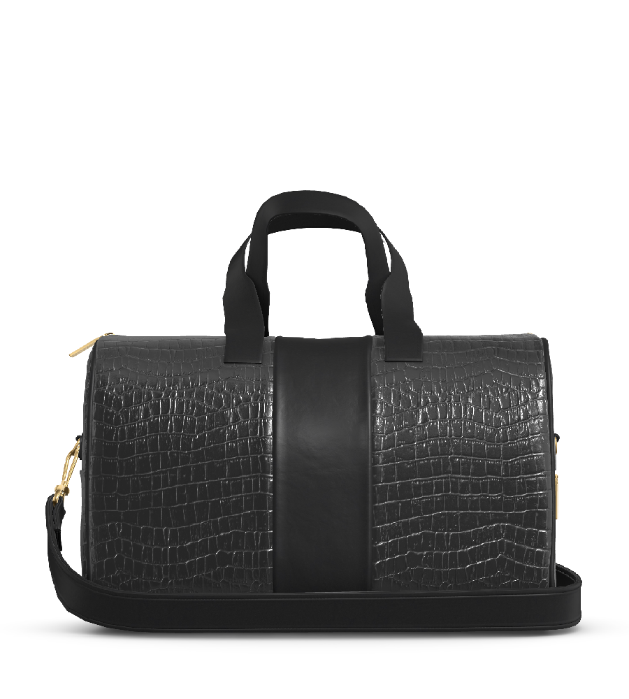 Embossed Croco Black/Black