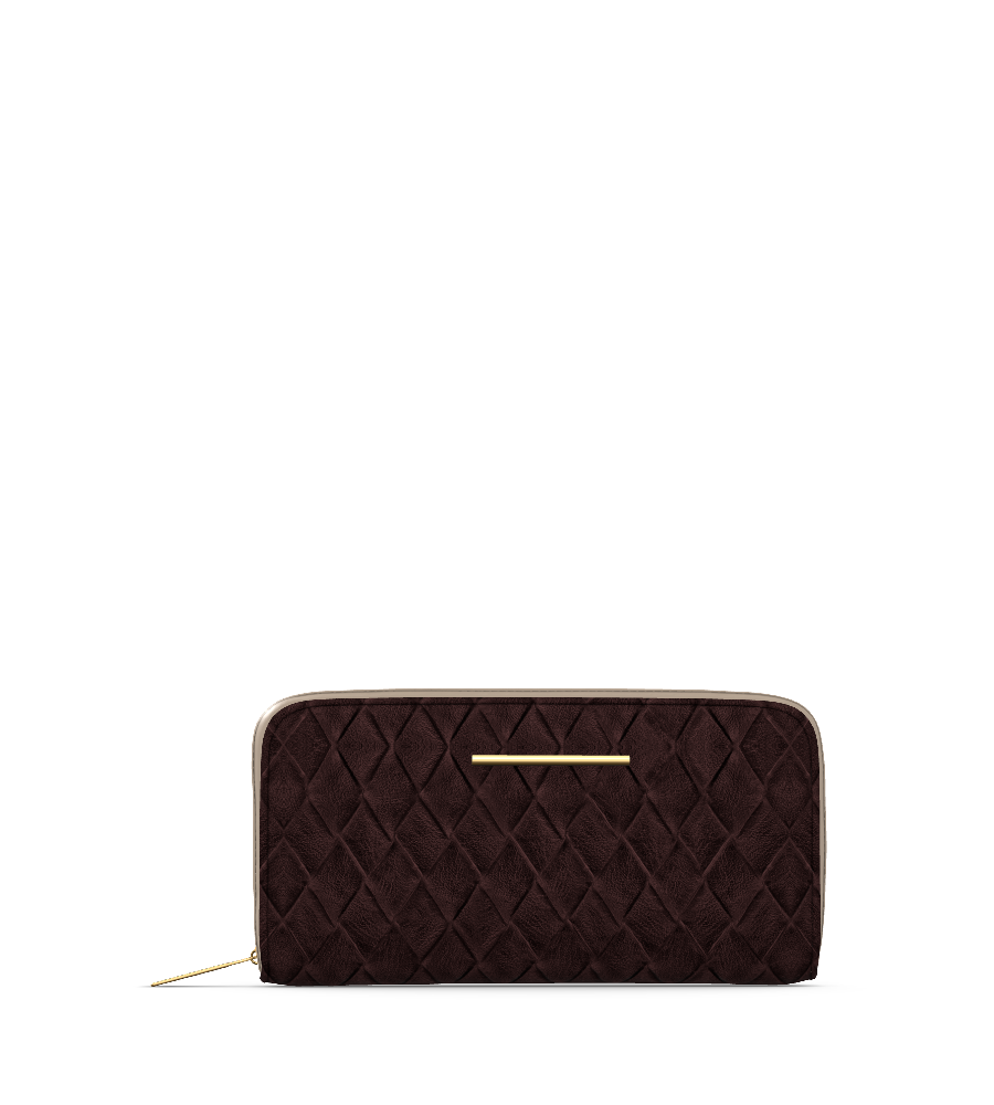 Basketweave Brown/Ecru